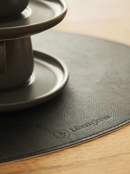 Набор из 4-х двухсторонних сервировочных салфеток drop, 33х41 см, черный/светло-серый Liberty Jones LJ0000424