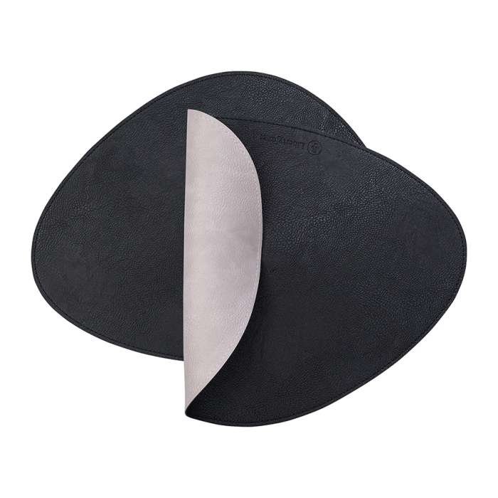 Набор из 4-х двухсторонних сервировочных салфеток drop, 33х41 см, черный/светло-серый Liberty Jones LJ0000424