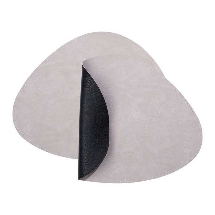 Набор из 4-х двухсторонних сервировочных салфеток drop, 33х41 см, черный/светло-серый Liberty Jones LJ0000424