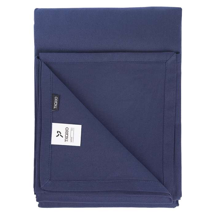 Скатерть из хлопка темно-синего цвета из коллекции essential, 170х170 см Tkano TK22-TC0010