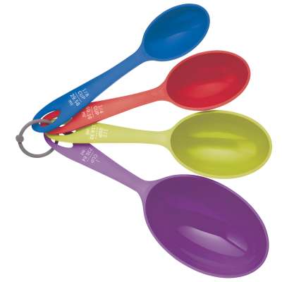 Набор из 4 мерных ложек Colourworks Kitchen Craft CWMCUPSET