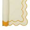 Салфетка под приборы с контрастным кантом горчичного цвета из коллекции trendy ruffles, 35х45 см Tkano TK25-PM0009