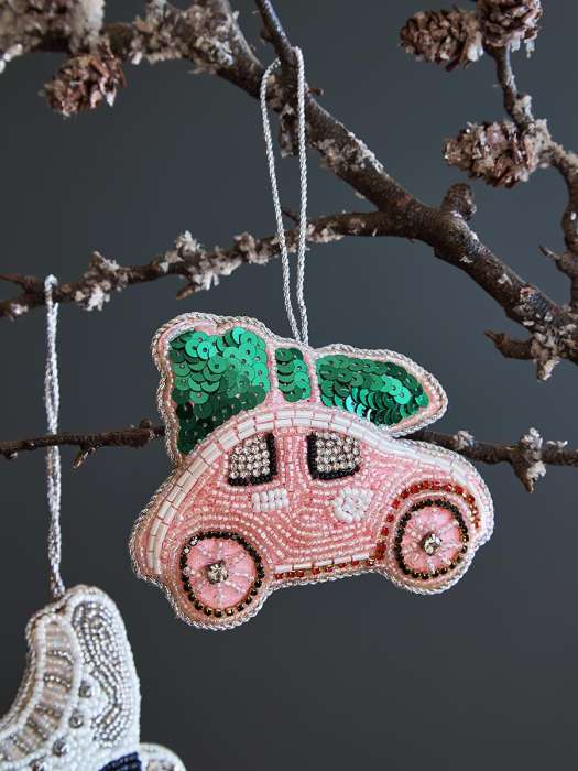 Набор елочных украшений christmas jewels из коллекции new year essential, 4 шт. Tkano TK25-NY_DEC0004