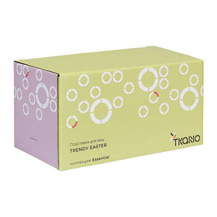 Подставка для яиц trendy easter из коллекции essential, 19,3х10x10,5 см Tkano TK24-TW_EGH0001