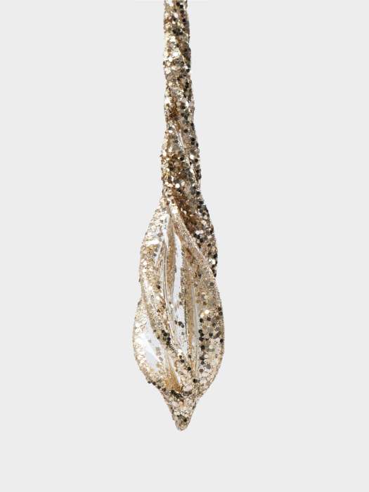 Игрушка елочная, 25 см, 2 шт, стекло, шампань, Сосулька, Event ANNA LAFARG ANLAF-4YUSL04SL602