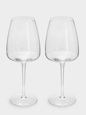 Бокал для белого вина, 500 мл, 2 шт, стекло, Melody ANNA LAFARG ANLAF-JZAZ003G