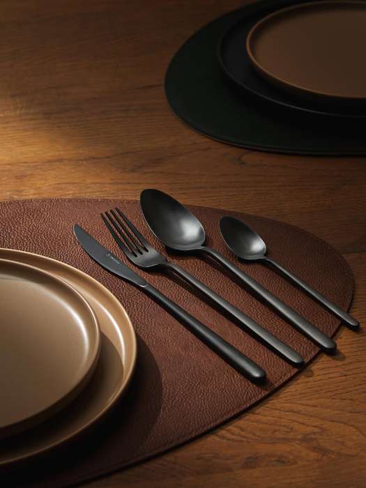 Набор столовых приборов pure, черные матовые, 16 пред. Liberty Jones LJ0000492