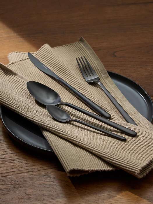 Набор столовых приборов pure, черные матовые, 16 пред. Liberty Jones LJ0000492