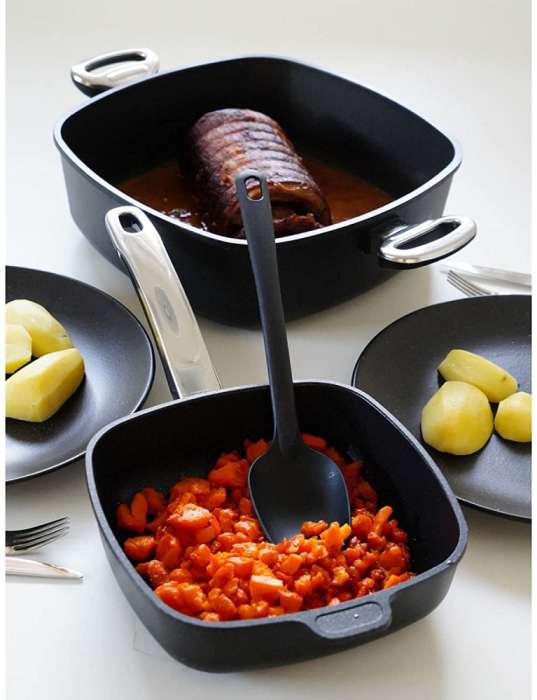 Сковорода квадратная с несъемной ручкой BAF Gigant Newline 26х26 см 5001 14 26 0-I