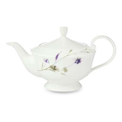 Чайник Narumi Ботаника 940 мл, фарфор костяной