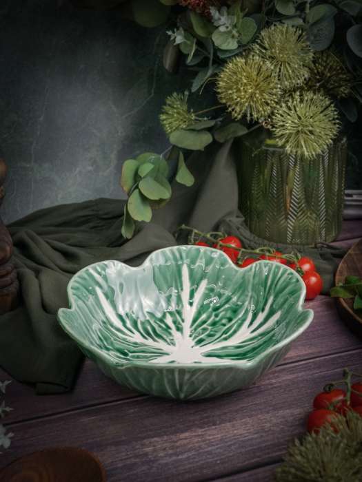 Салатник d 22,5 см h 7 см, Cabbage CASA DI FORTUNA CDF CB04