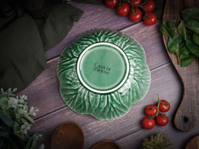 Салатник d 22,5 см h 7 см, Cabbage CASA DI FORTUNA CDF CB04