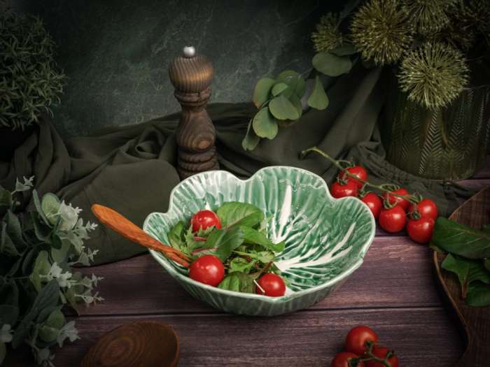 Салатник d 22,5 см h 7 см, Cabbage CASA DI FORTUNA CDF CB04