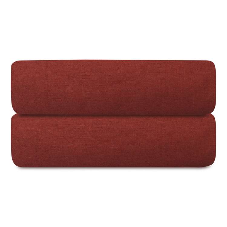 Простыня на резинке изо льна и хлопка цвета копченой паприки из коллекции essential, 180х200х30 см Tkano TK24-FS0016