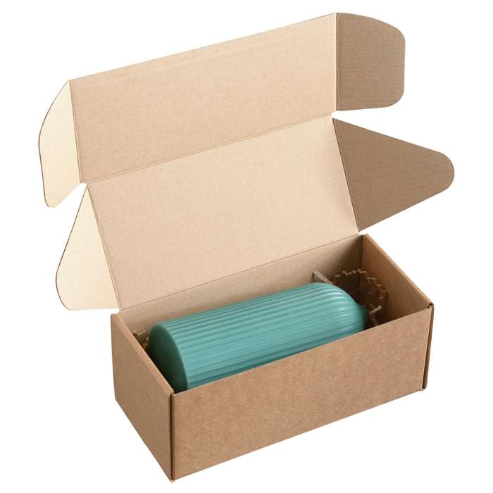 Свеча декоративная бирюзового цвета из коллекции Edge, 16,5 см TKANO TK22-CND0017