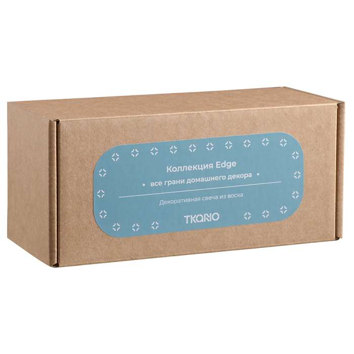 Свеча декоративная бирюзового цвета из коллекции Edge, 16,5 см TKANO TK22-CND0017