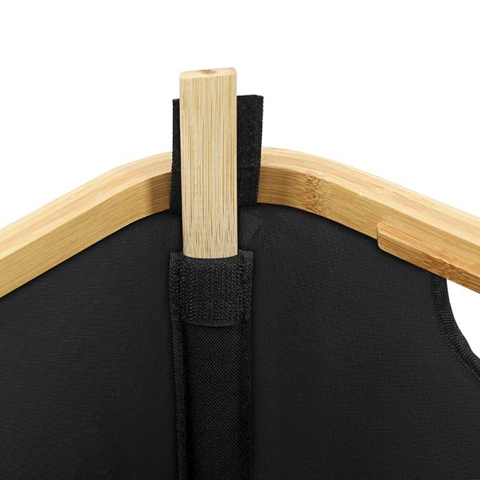 Корзина для белья с двумя отделениями neat twin, 53,5х33х53 см, черная Smart Solutions SS0000147