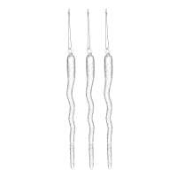 Набор ёлочных украшений melting icicles из коллекции new year essential, 3 шт. Tkano TK24-NY_DEC0005