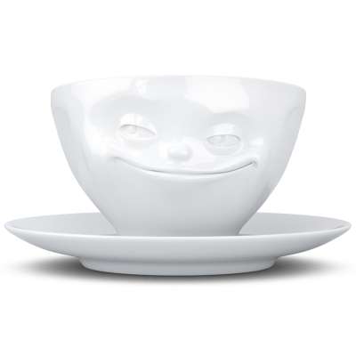 Чайная пара grinning, 200 мл, белая Tassen T01.41.01