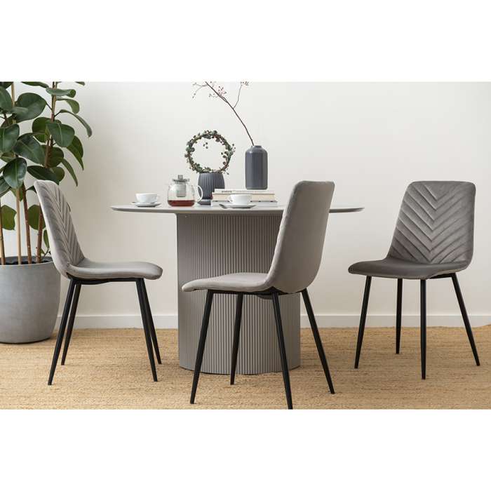 Стол обеденный ellie, D120 см, серый Bergenson Bjorn LA-BETA-ELGR