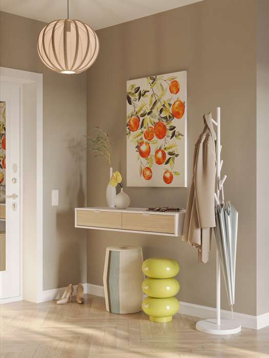 Вешалка напольная forsty, 173 см, белая Bergenson Bjorn BB0000924