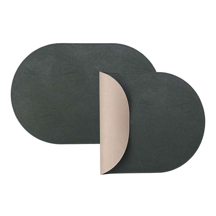 Набор из 4-х двухсторонних сервировочных салфеток pool, 30х45 см, зеленый/бежевый Liberty Jones LJ0000422