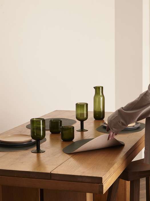 Набор из 4-х двухсторонних сервировочных салфеток pool, 30х45 см, зеленый/бежевый Liberty Jones LJ0000422