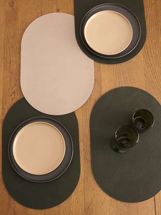 Набор из 4-х двухсторонних сервировочных салфеток pool, 30х45 см, зеленый/бежевый Liberty Jones LJ0000422