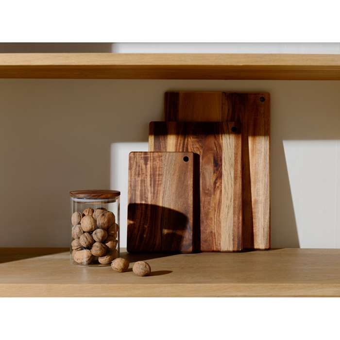 Банка для хранения, 650 мл, акация Smart Solutions XS9513