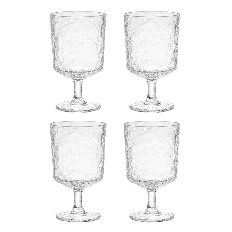 Набор бокалов из акрила arctic для вина, 280 мл, прозрачный, 4 шт. Liberty Jones LJ0000430