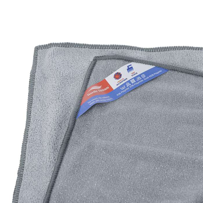 Тряпка из микрофибры двусторонняя 30х30 см NORDIC STREAM 15355