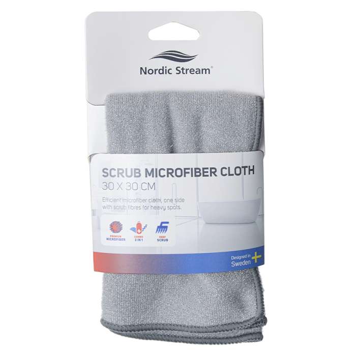 Тряпка из микрофибры двусторонняя 30х30 см NORDIC STREAM 15355