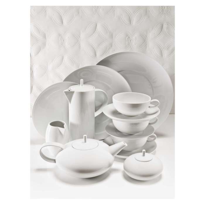 Сервиз чайный Vista Alegre Домо Белый на 6 персон 21 предмет, фарфор