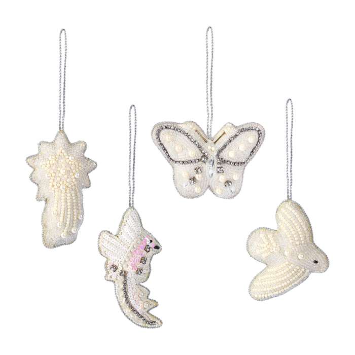 Набор елочных украшений christmas pearls из коллекции new year essential, 4 шт. Tkano TK25-NY_DEC0005
