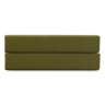 Простыня на резинке из премиального сатина оливкового цвета из коллекции essential,  180х200х30 см Tkano TK25-FS0002
