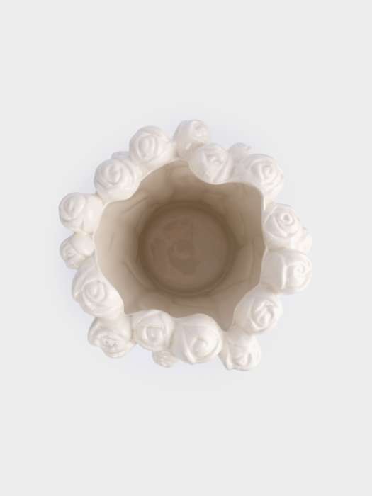 Ваза для цветов, 25 см, керамика, молочная, Тюльпаны, Tulip ANNA LAFARG ANLAF-FDW-130525-3