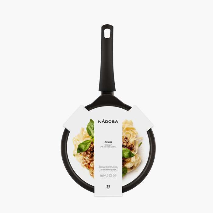 Сковорода блинная с антипригарным покрытием, 25 см, NADOBA AMALIA 798531