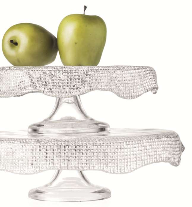 Блюдо для торта на ножке 26 см DIAMANTE IVV 8255.1