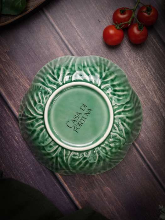 Салатник d 17,7 см h 6 см, Cabbage CASA DI FORTUNA CDF CB03