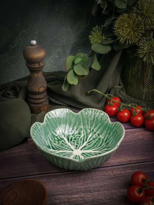 Салатник d 17,7 см h 6 см, Cabbage CASA DI FORTUNA CDF CB03