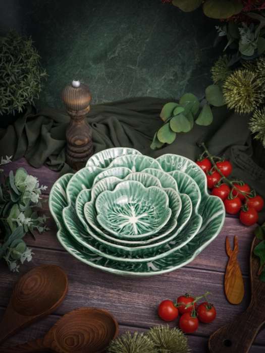Салатник d 17,7 см h 6 см, Cabbage CASA DI FORTUNA CDF CB03