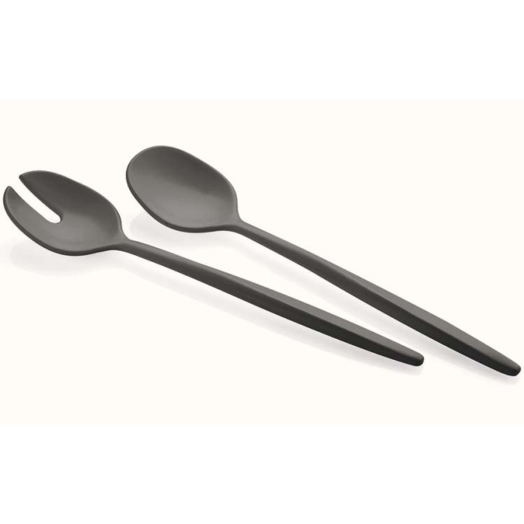 Набор ложек для салата tierra, черные, 2 шт. Guzzini 106152209
