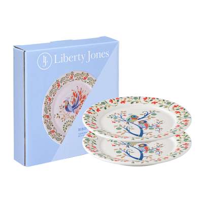 Набор тарелок love birds из коллекции birds of paradise в подарочной упаковке, D18 см, 2 шт. Liberty Jones LJ0000295