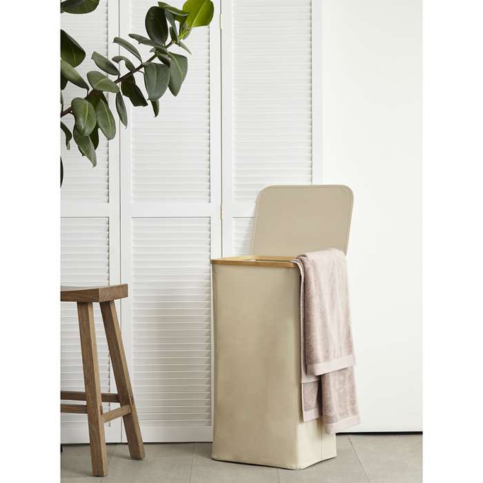 Корзина для белья neat tall, 41х35х74 см, молочная Smart Solutions SS0000148