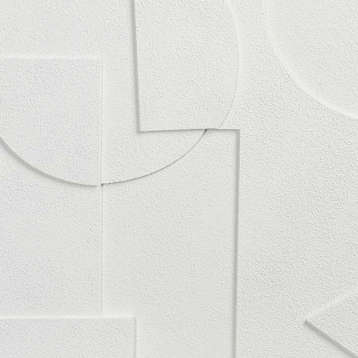 Панно декоративное с эффектом 3d minimalism, с белой рамой, 60х60 см Bergenson Bjorn BB0000840