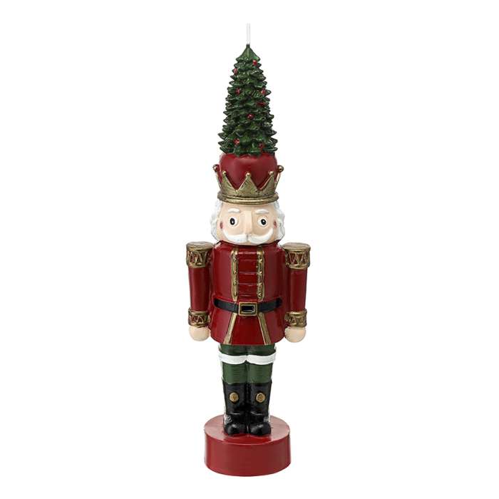 Свеча декоративная nutcracker из коллекции new year essential, 25,5 см Tkano TK24-NY_CND0007