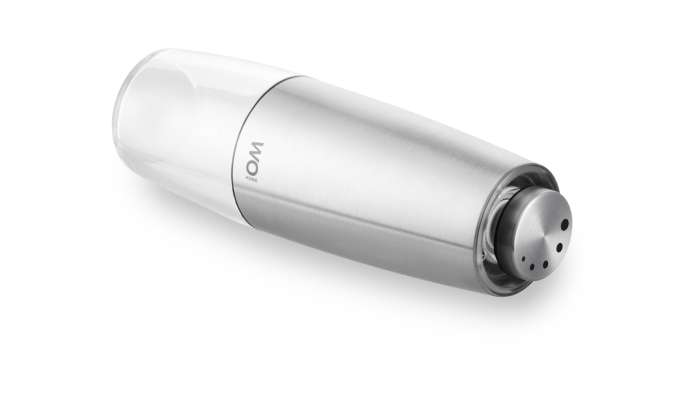 Мельница электрическая для соли и перца WO HOME Loft 19,5 см, подсветка, зарядка USB, п/к WO1114