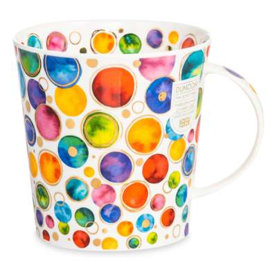 Кружка Dunoon Ослепительные круги Кернгорм 480 мл, фарфор костяной