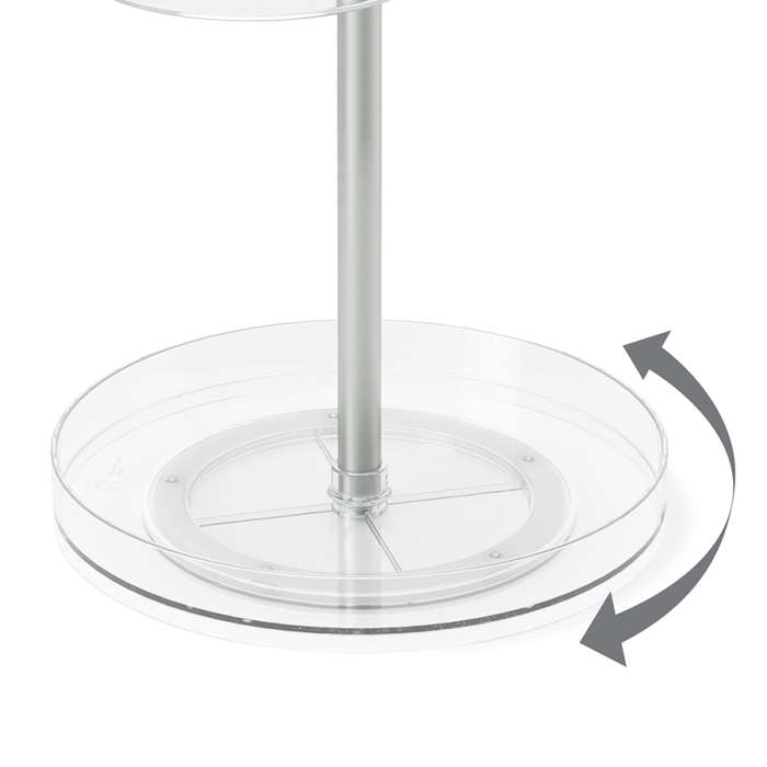 Органайзер для косметики pirouette, прозрачный UMBRA 1015097-239