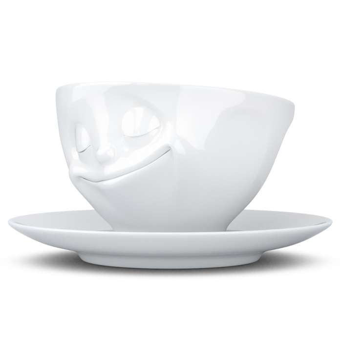 Чайная пара happy, 200 мл, белая Tassen T01.43.01